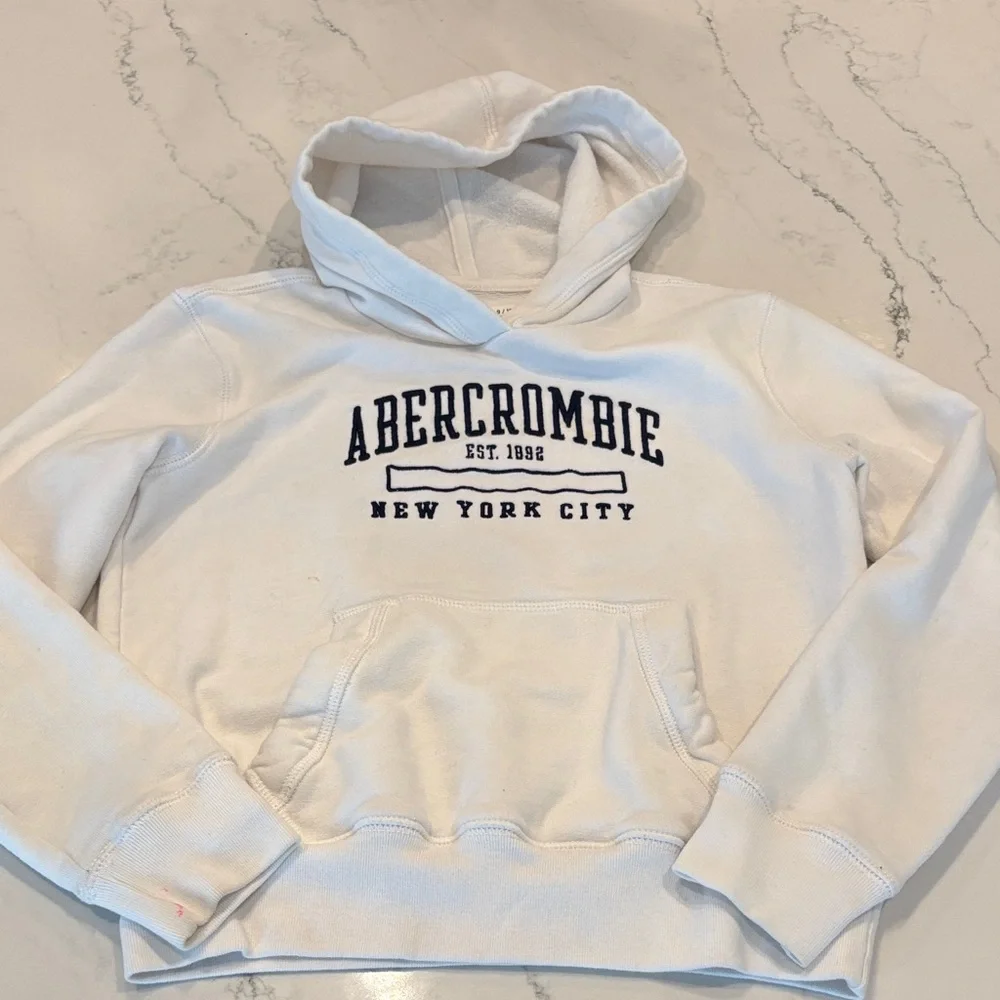 Abercrombie Kids Soft White Pullover